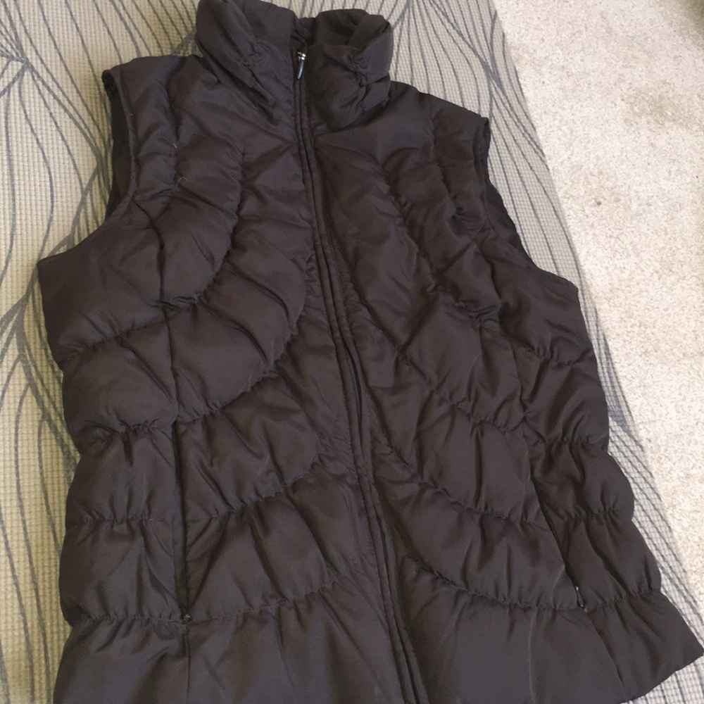 Dark Brown Bubble Vest